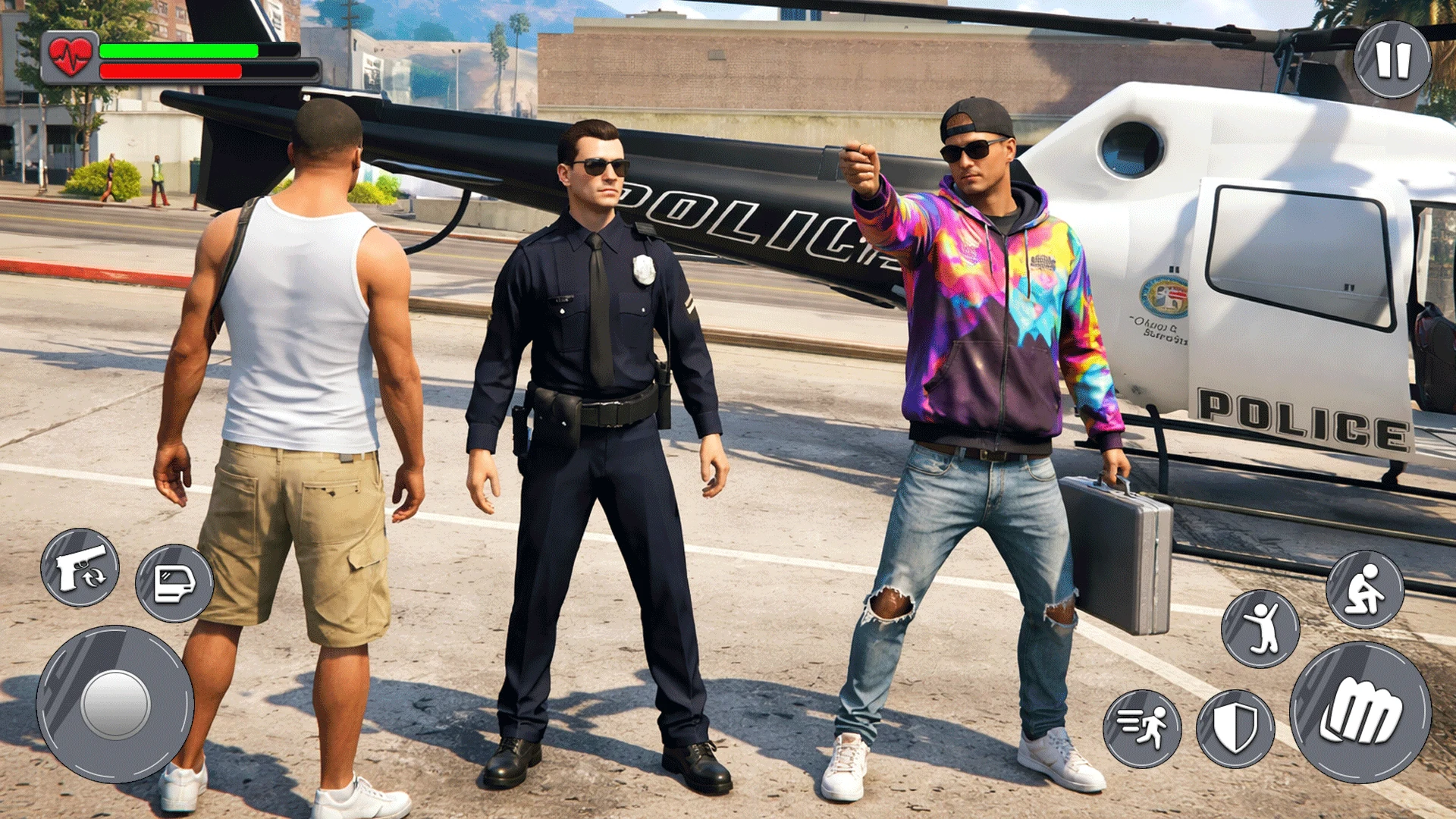 Rope Gangster City Crime Games screenshot