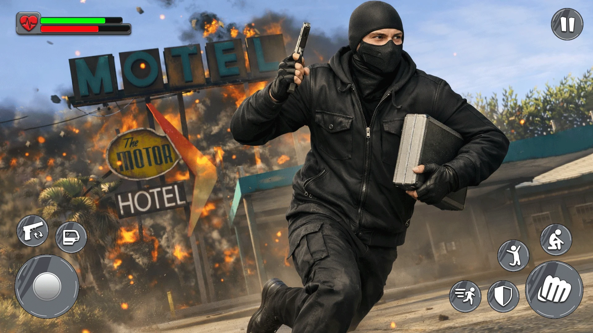 Rope Gangster City Crime Games screenshot